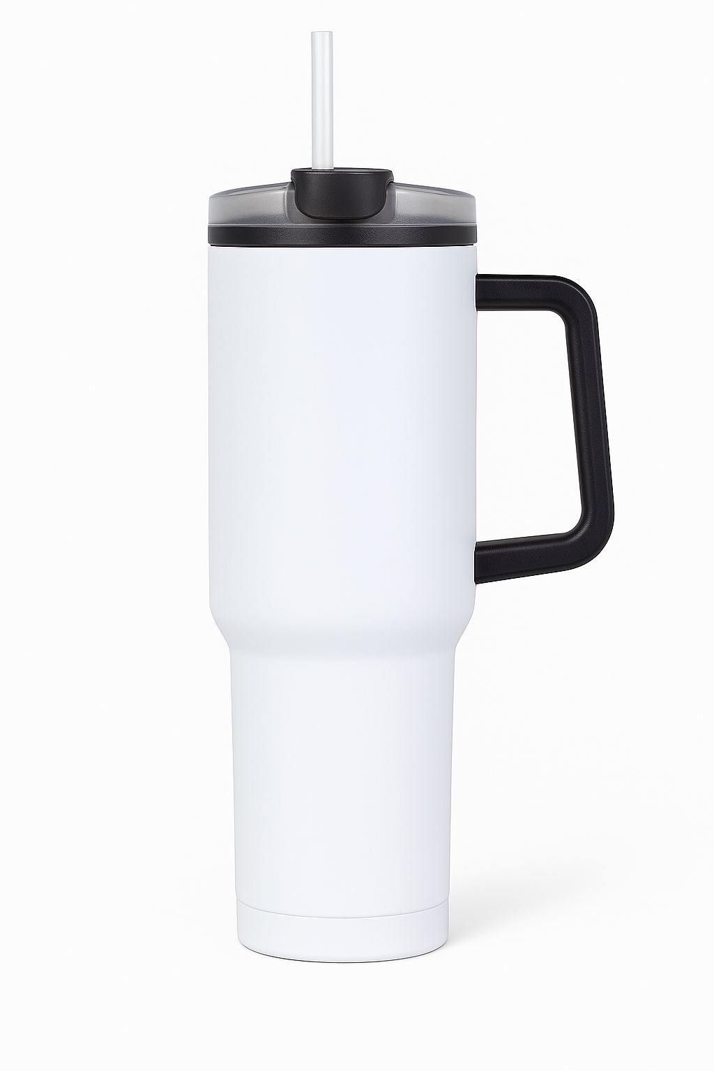 40oz Sublimation Tumbler with Handle and Straw